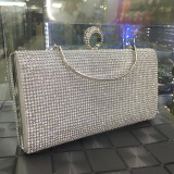 Mermaid Diamond-encrusted Lady Bag  Square Women Clutch