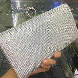Mermaid Diamond-encrusted Lady Bag  Square Women Clutch
