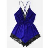 Sexy Home Smooth One Piece Set Sleepwear