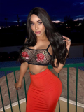 Rose Printing Perspective Cutout Bra