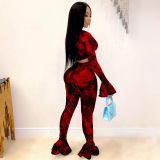 Women Printed Sexy Two pieces Outfit