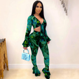 Women Printed Sexy Two pieces Outfit