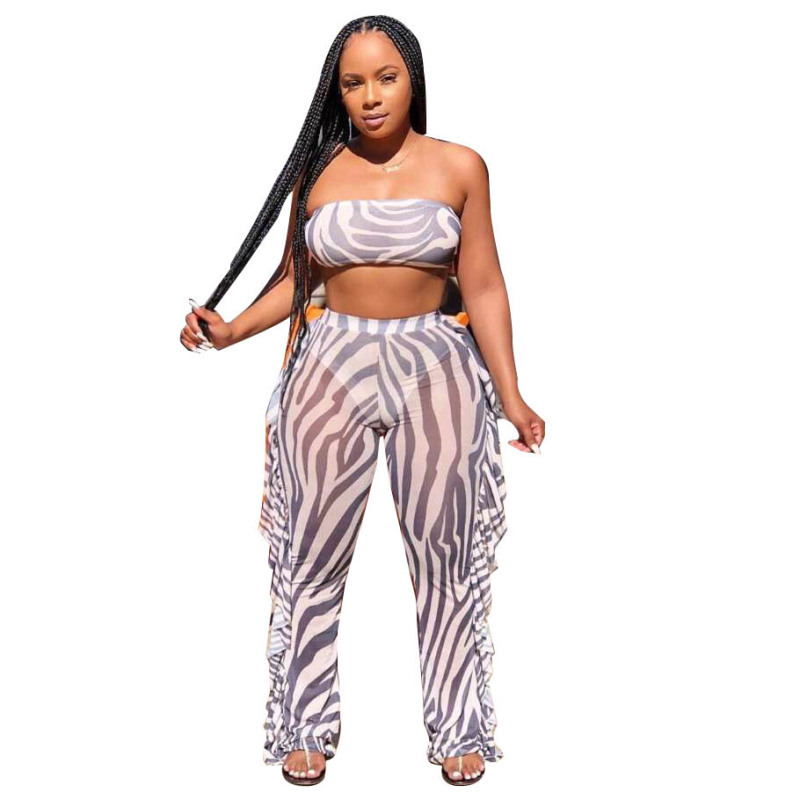 Mesh Women New Summer 3 Pieces Set