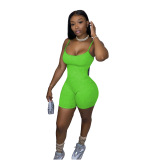 New Solid Color Women Summer Jumpsuit