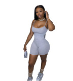 New Solid Color Women Summer Jumpsuit
