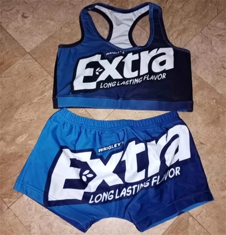 Sexy Printed Tank Top Shorts Yoga Set