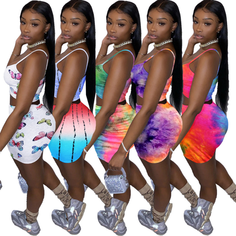 Summer Printed Hot Two-Piece Suit