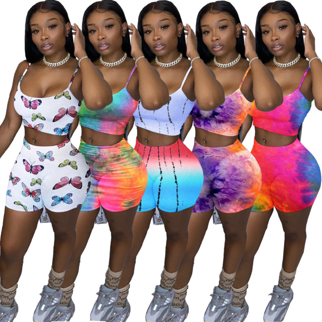 Summer Printed Hot Two-Piece Suit