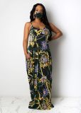 Cotton Casual Print Halter skirt
