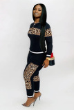 Threaded Stitching Fashionable Casual Two Piece Set