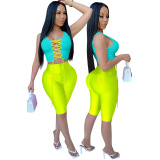 Hollow Out Sexy Short Two Piece Set