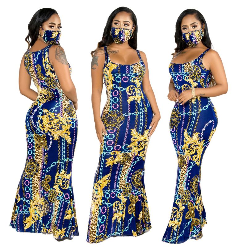 Sexy Classic Printed Fashion Dress