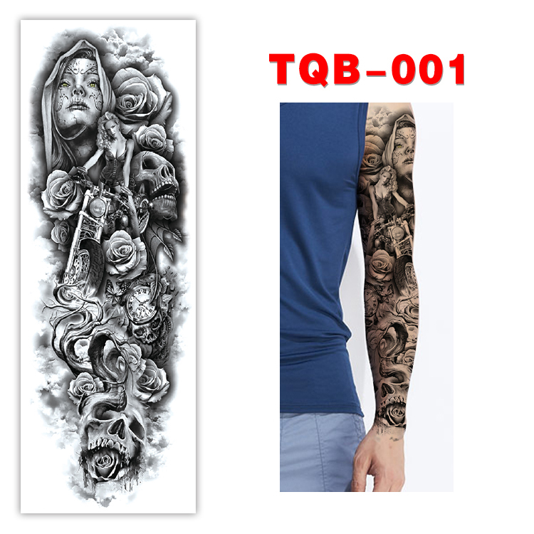 Men's Waterproof Full Arm Tattoo