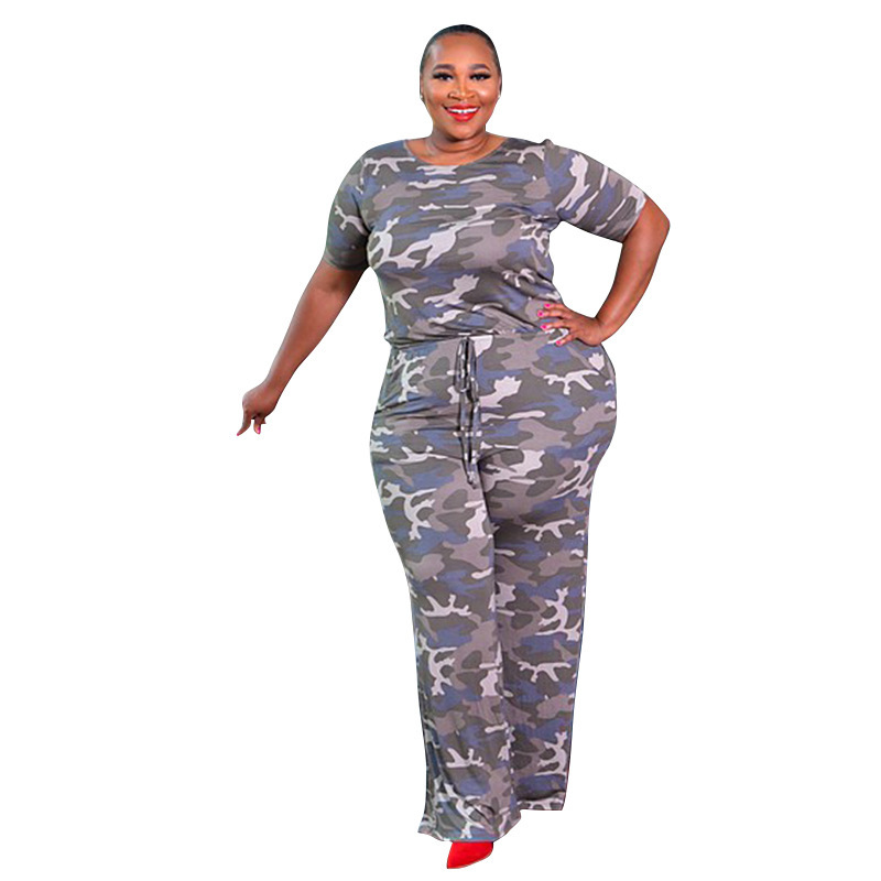 New Street Style Casual Print Jumpsuit