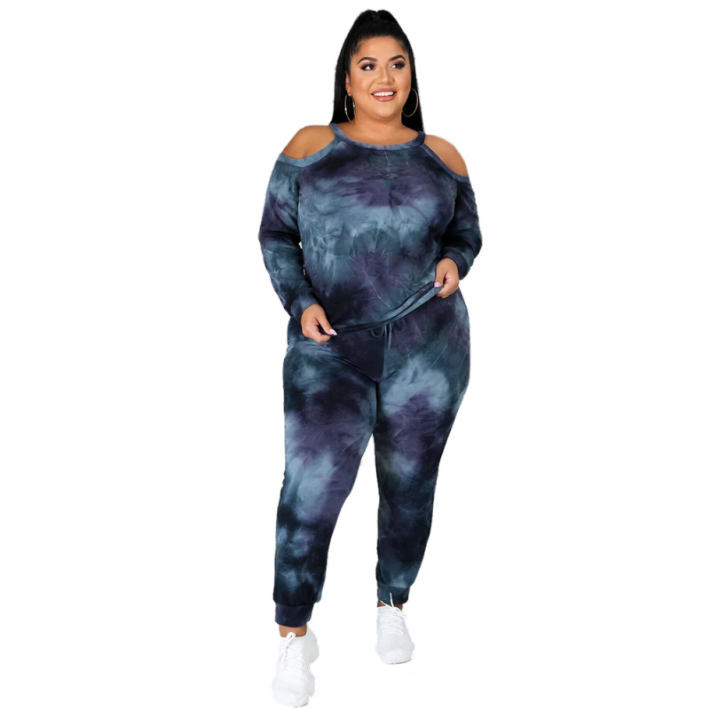 Die Tye Plus Size Women Two Piece Outfits