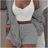 Three Pieces Autumn Sleepwear