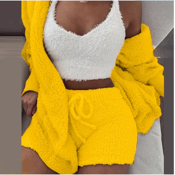 Three Pieces Autumn Sleepwear