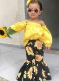 Off Shoulder Girl Beautiful Two Piece Set