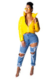 PU Women Fashion Short Winter Jacket Coat