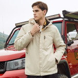 Outdoor Jacket Three-in-one Detachable Two-piece Suit for Men and Women with Liner Down Cotton Winter Custom Mountaineering Suit