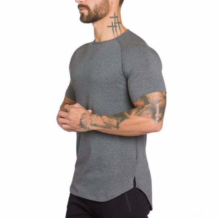 Solid Color Sporty Men's T-Shirt