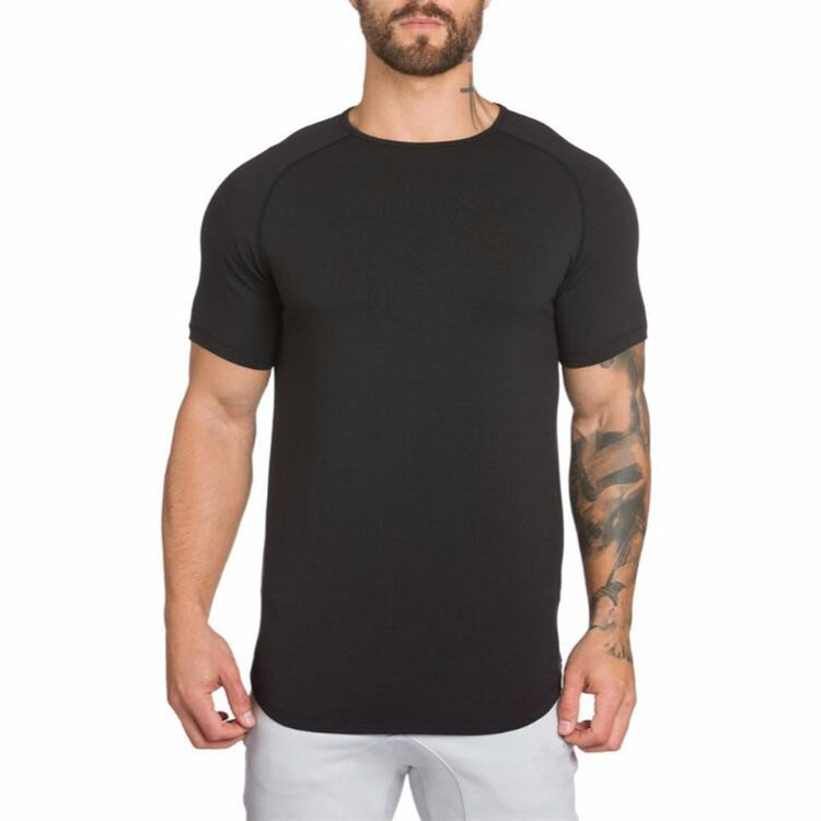Solid Color Sporty Men's T-Shirt