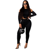 Hollow Out Pleated Jumpsuit
