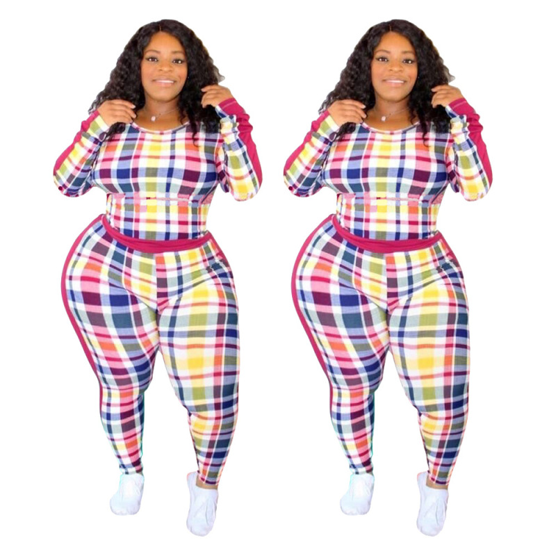 Long -Sleeve Casual Print Jumpsuit