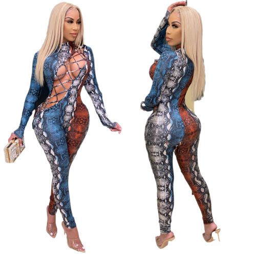 Strappy Hollow Out Jumpsuit