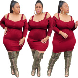 Solid Color Hammock One Piece Dress