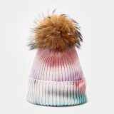 New Ladies Winter Tie Dye Knitted Hat