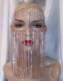 Hot Sell Sexy Rhinestone Head Chain Facemask