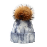 New Ladies Winter Tie Dye Knitted Hat