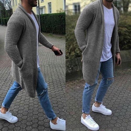 Men's Sweaters Autumn Winter Warm Knitted Sweater Jackets Cardigan Coats Male Clothing Casual Knitwear