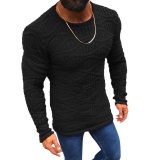 Autumn New Men's Knitted Sweaters Solid Color O Neck Slim Fit Long Sleeve Pullovers Winter Casual Slim Fit Sweater