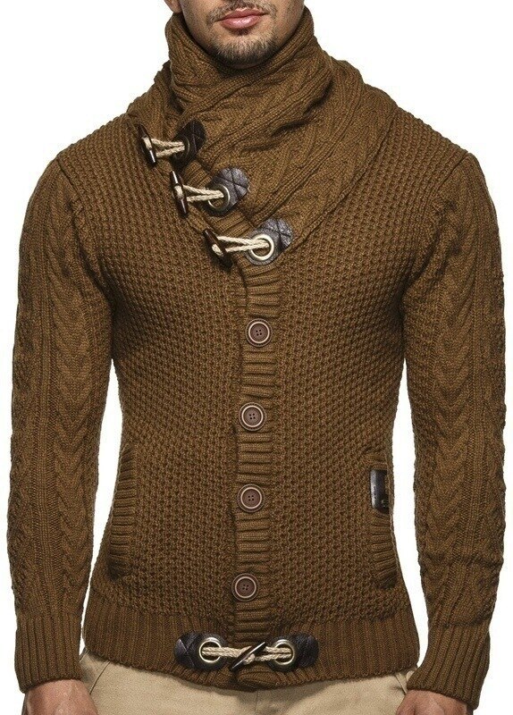 2021 New Sweater Men's Men's Autumn And Winter Knitted Large Size Sweater