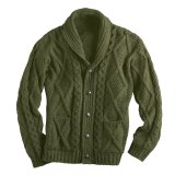 Knitted Cardigan Sweater Jacket Men Single Breasted Button Placket Mens Sweaters Coat Casual Slim Fit Twist Braided Jumper Pull