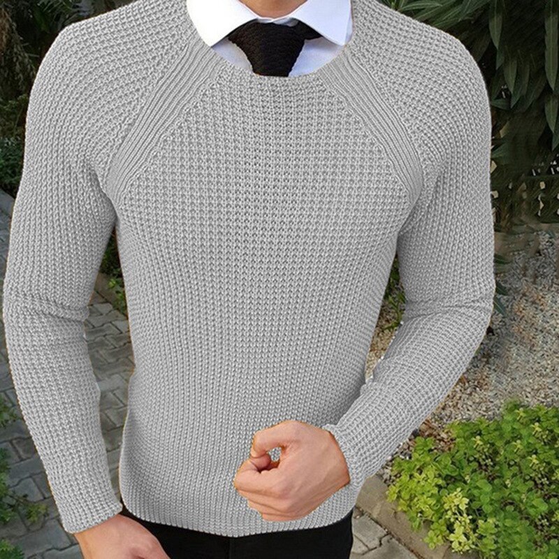 Sweater Men Streetwear 2021 Winter Warm Pullover Slim Striped Casual O-Neck Pull Homme Oversized Striped Sweaters Plus Size 3XL