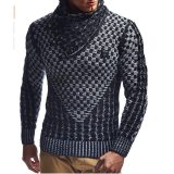 Men Sweaters 2019 Brand New Warm Pullover Sweaters Man Casual Knitwear Winter Men Black Sweatwer XXXL Computer Knitted