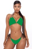 Swimsuit Women Large Size Bikini Ladies Bathing Suit New Plus String Push Up With Print Polyester Sierra Surfer