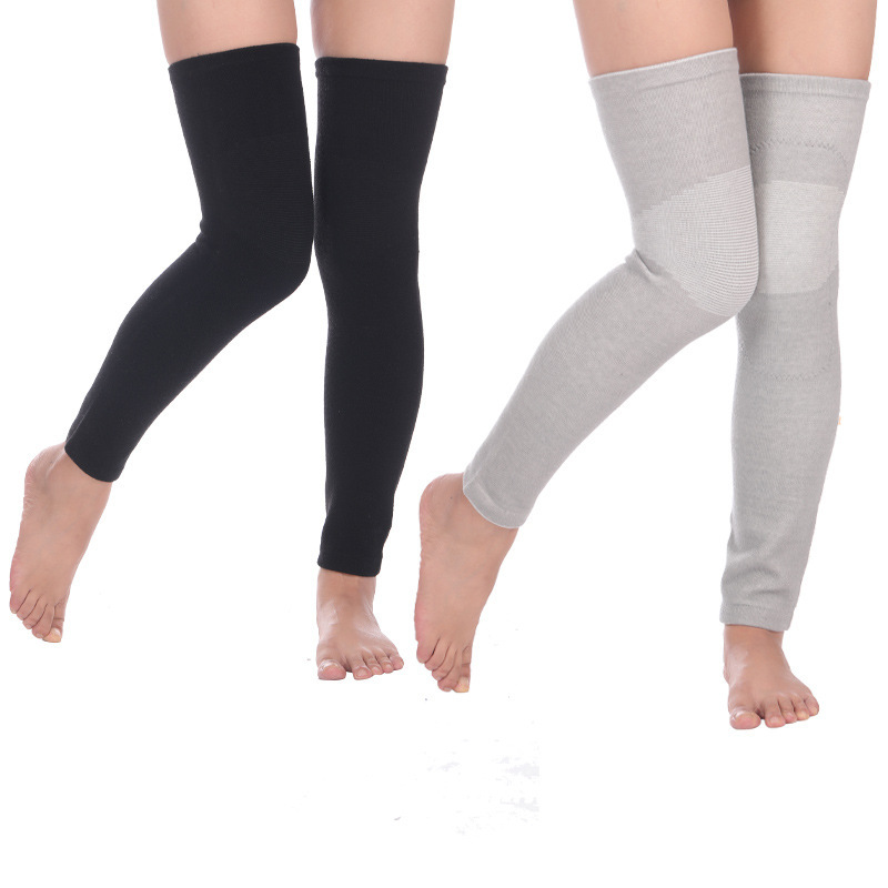 Long Knee Warm Sports Thickening and Spring Bamboo Charcoal Knitted Winter Scaldamuscoli Protetores De Pernas Feminino