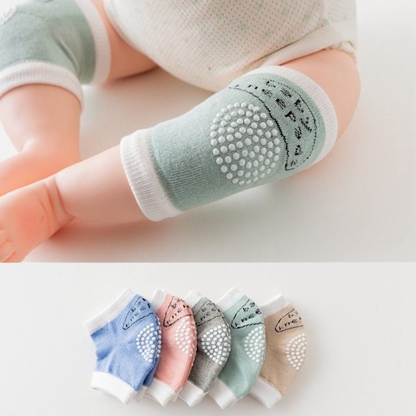 Kids Non Slip Crawling Elbow Infants Toddlers Baby Accessories Smile Knee Pads Protector Safety Kneepad Leg Warmer Girls Boys