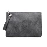 Hot Sale Simple Stylish Solid Color Faux Leather Handbags Black Red Brown Beige Grey