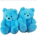 Winter Warm Teddy Bear Slippers