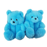 Winter Warm Teddy Bear Slippers