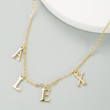 Letter Printed New Necklace