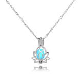 Yoga Lotus Luminescent Women Necklace
