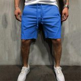 Men Shorts Wild Style Solid Color Ripped Short Pants Jogger Workout Shorts Men