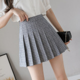 Half-length Skirt Female Summer Autumn Plus Size A-line Group Embroidery Student Skirt High Waist Pleated Skirt Female Short Skirt