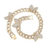 Fashion Butterfly Hip Hop Necklace